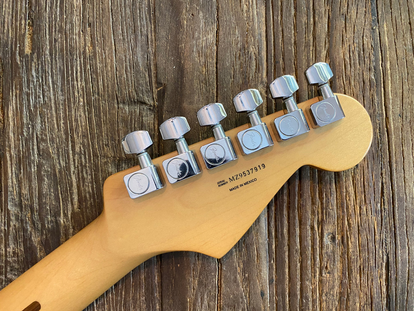 2009 Fender Standard Stratocaster Neck + Tuners | Rosewood Board, Lefty