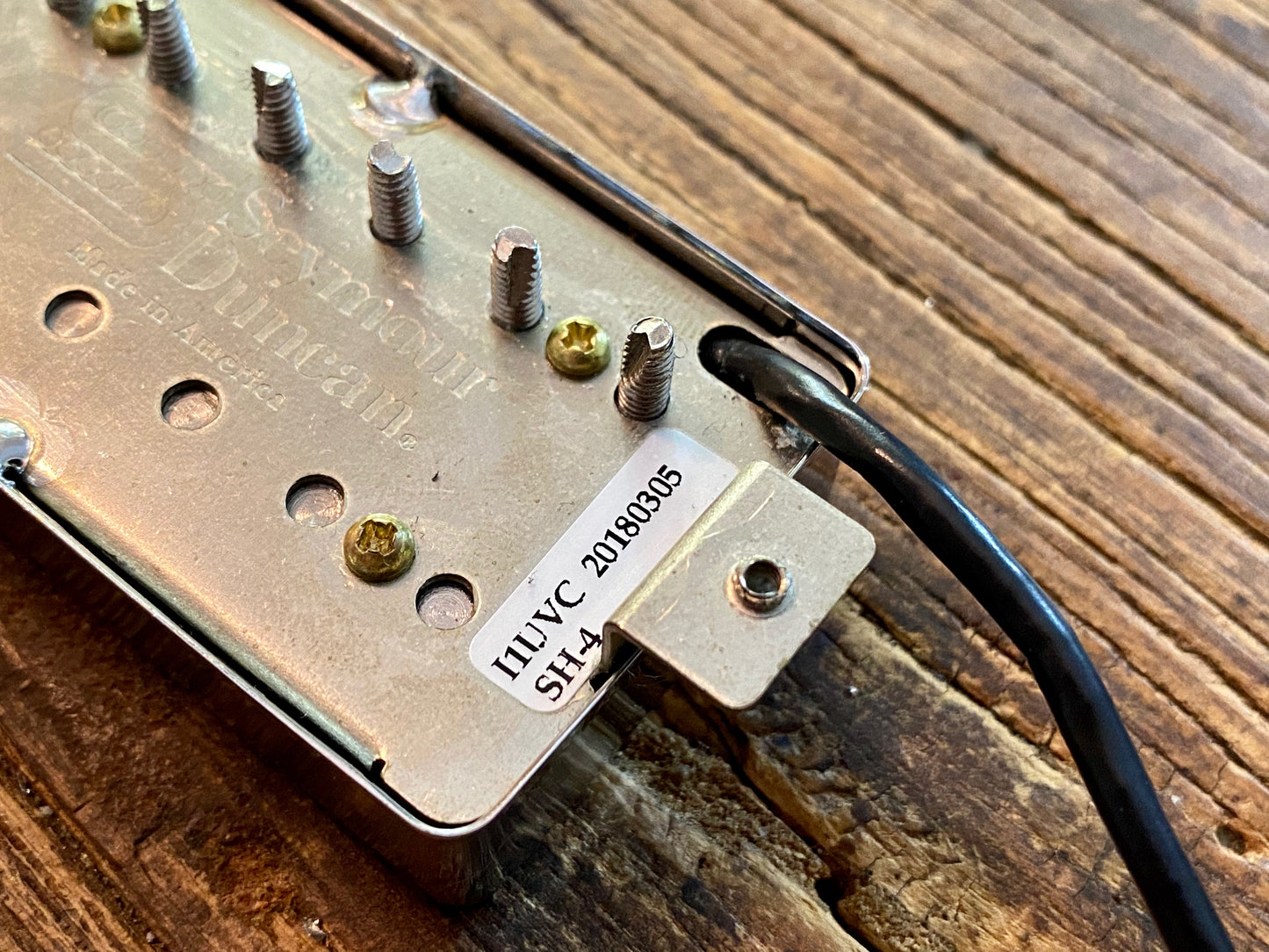 Seymour Duncan SH-4 JB Bridge Humbucker | Chrome Cover, Long Leads, Screws & Springs