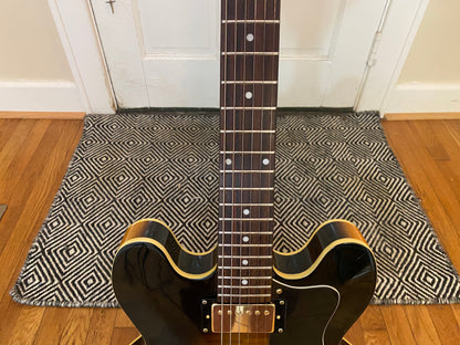 2006 Epiphone Dot Deluxe VS Flame Top | Fresh Setup, Hard Case, Parsons Street Humbuckers, Fresh Wiring