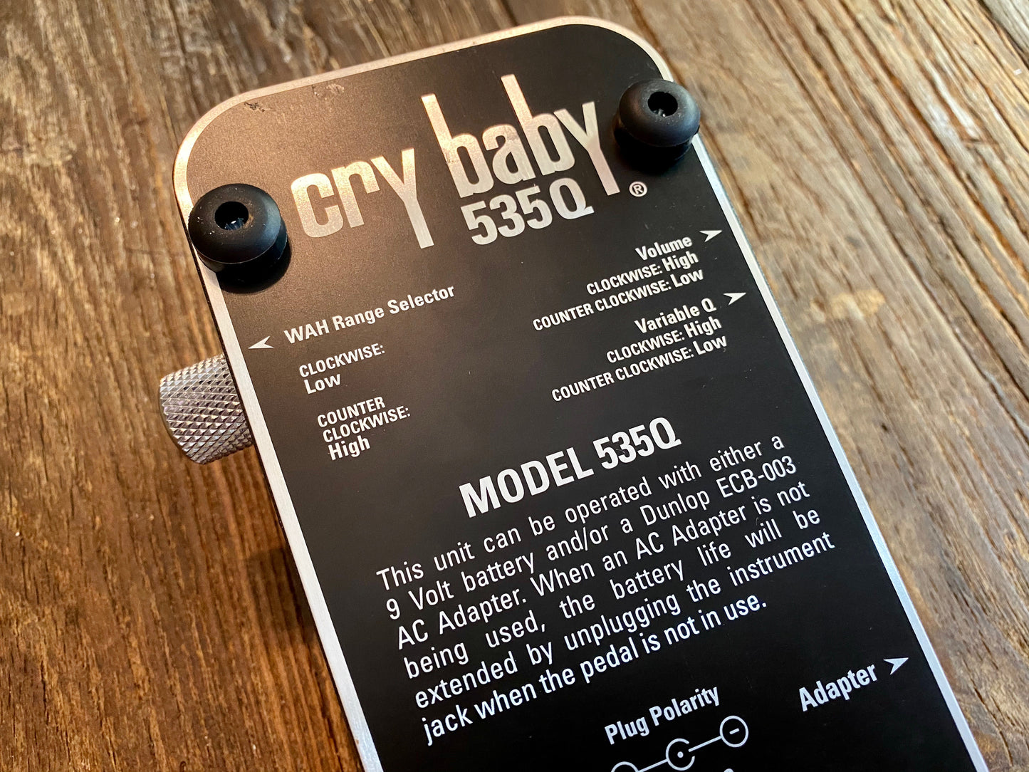 Dunlop Cry Baby 535Q Wah Pedal