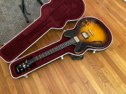 2005 Epiphone 335 Dot Deluxe Vintage Sunburst w/ SKB Hard Case | 2nd Stamp, Set Up, Plays Great