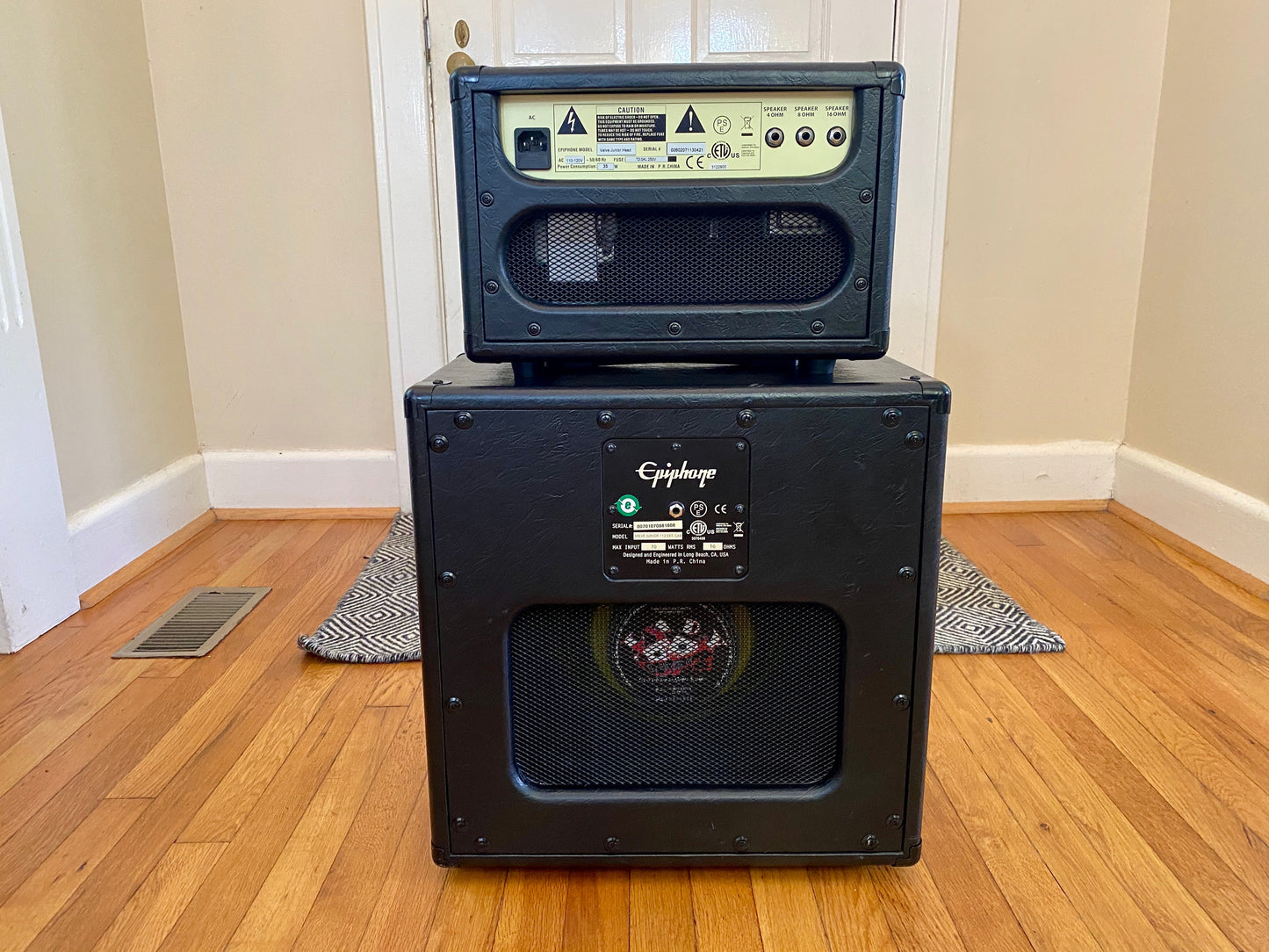 Epiphone Valve Junior Head & Cabinet 1 x 12 Half Stack | Fantastic Condition, Single Ended EL84