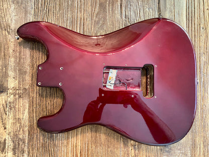 2001 Fender Standard Series Stratocaster Body | Wine Red, HSS