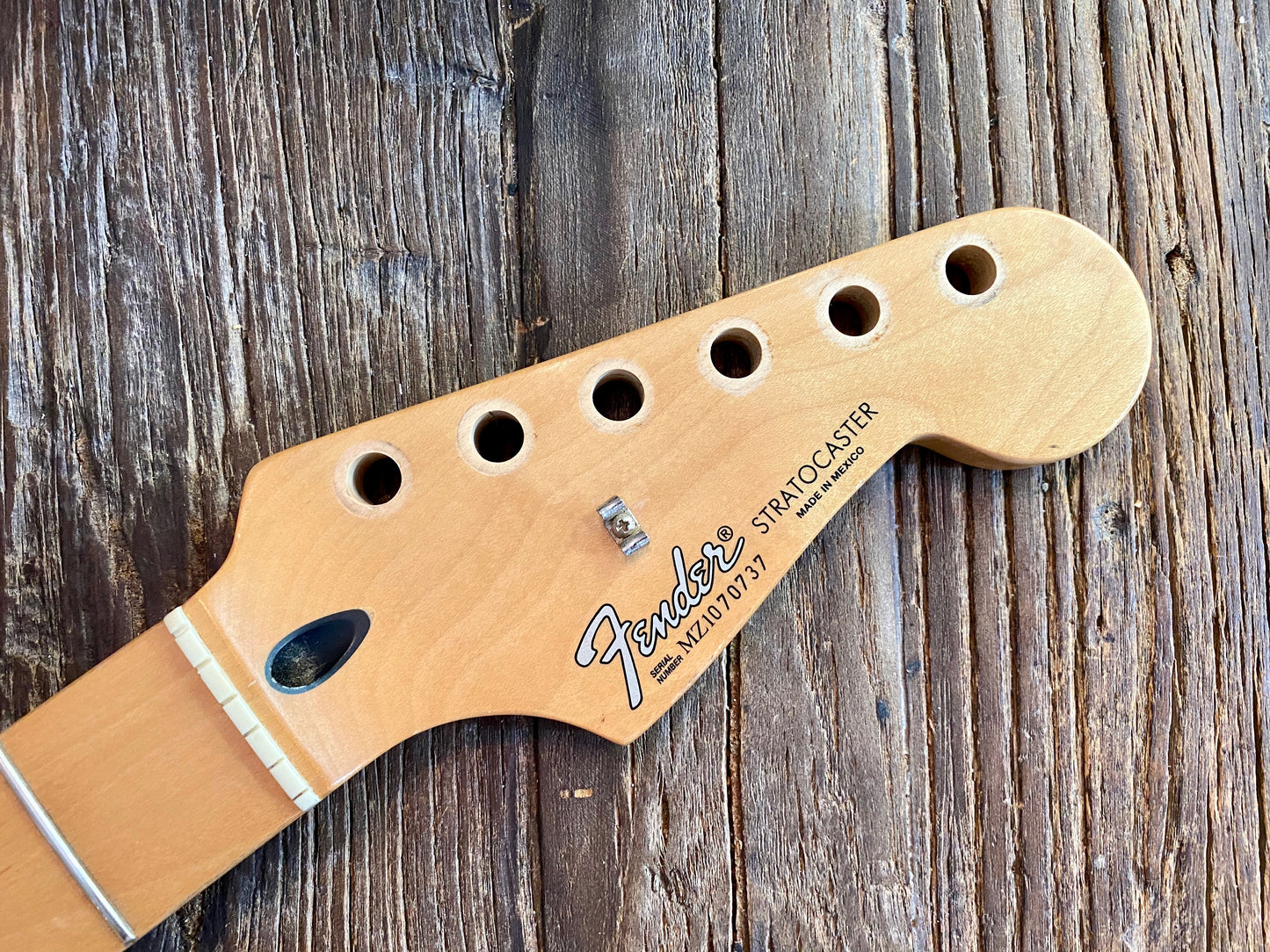 Modified 2001 Fender Standard Series Stratocaster Neck | Vintage Sized Frets, Maple Fretboard,