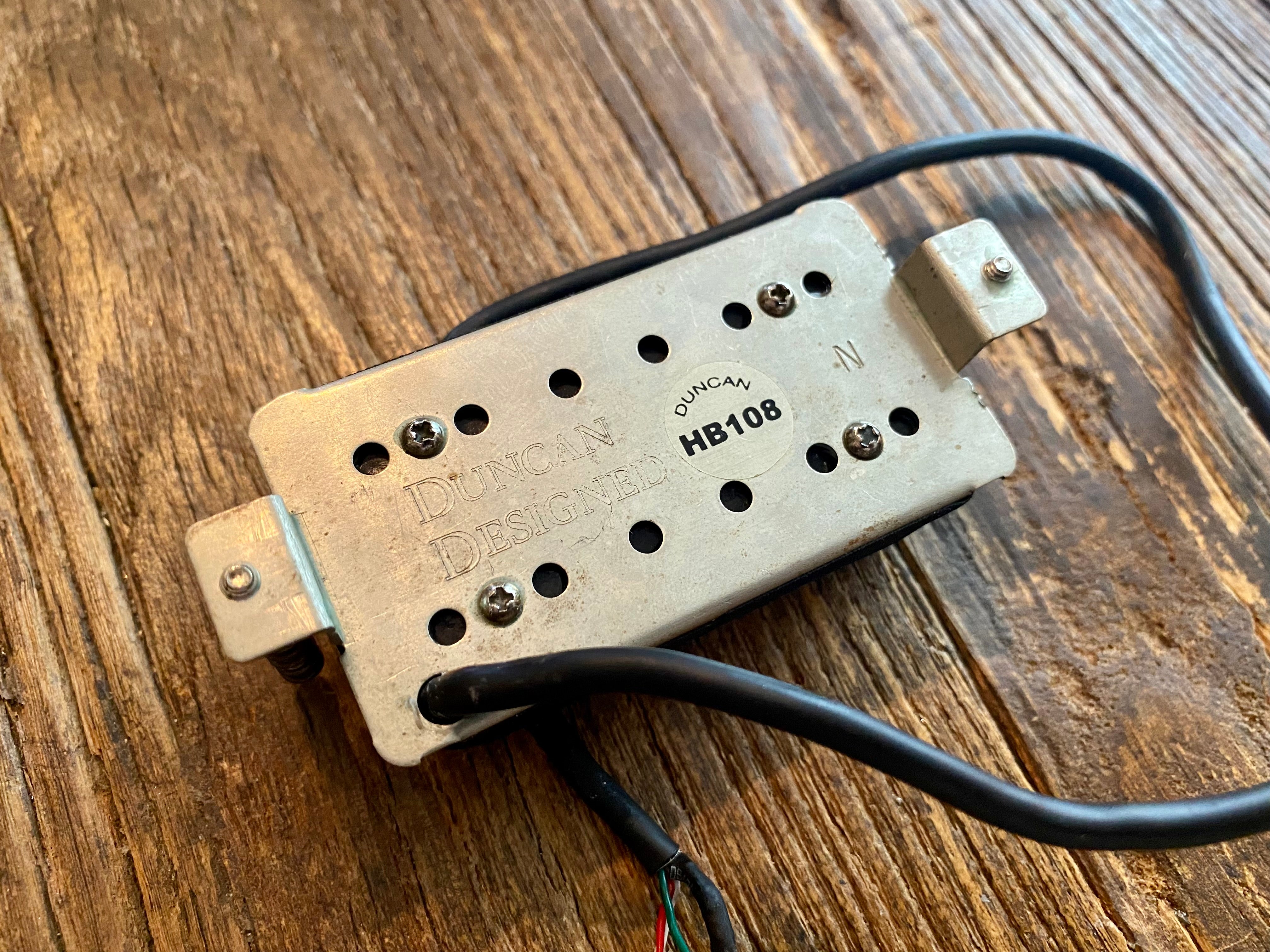 Seymour Duncan Designed HB108N Detonator (Invader) Neck Humbucker | 7.2 kΩ  DCR, Long Leads, Springs & Screws