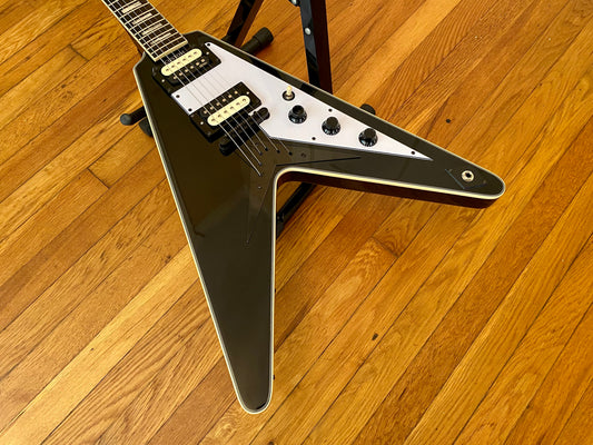 2015 Limited Edition Flying V Custom Block Inlays | Super Clean EMG Hot 70s Set