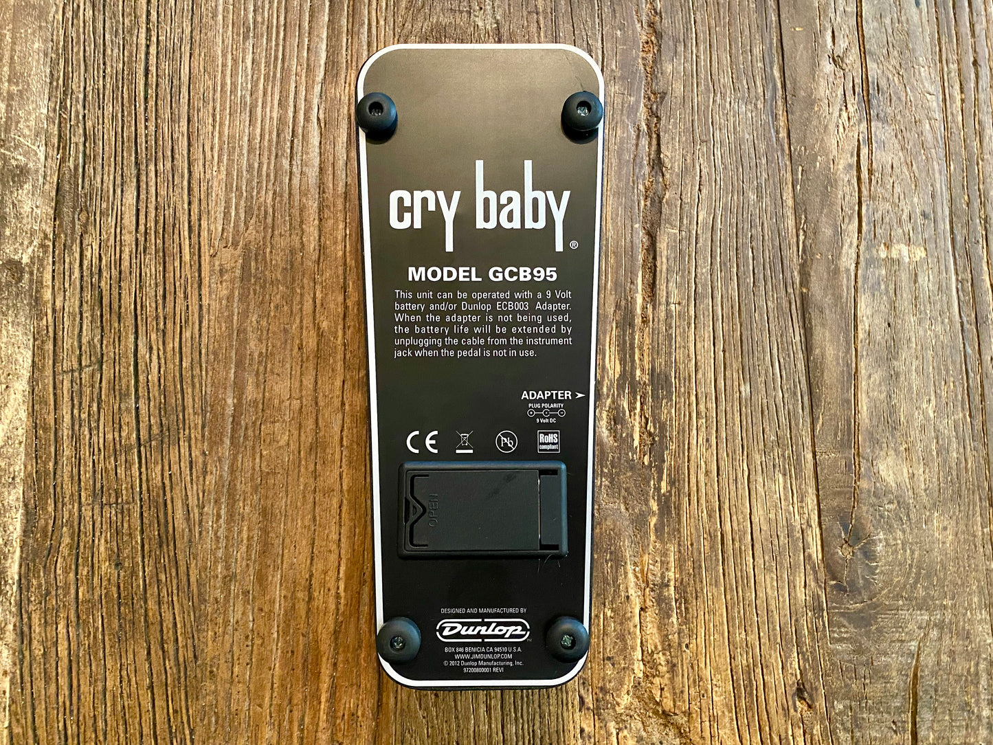 GCB95 Cry Baby Wah Wah | Extremely Clean