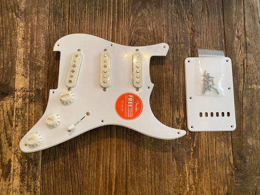 2022 Classic Vibe 50s Stratocaster Loaded Pickguard | Single Ply White, AlNiCo Single Coils