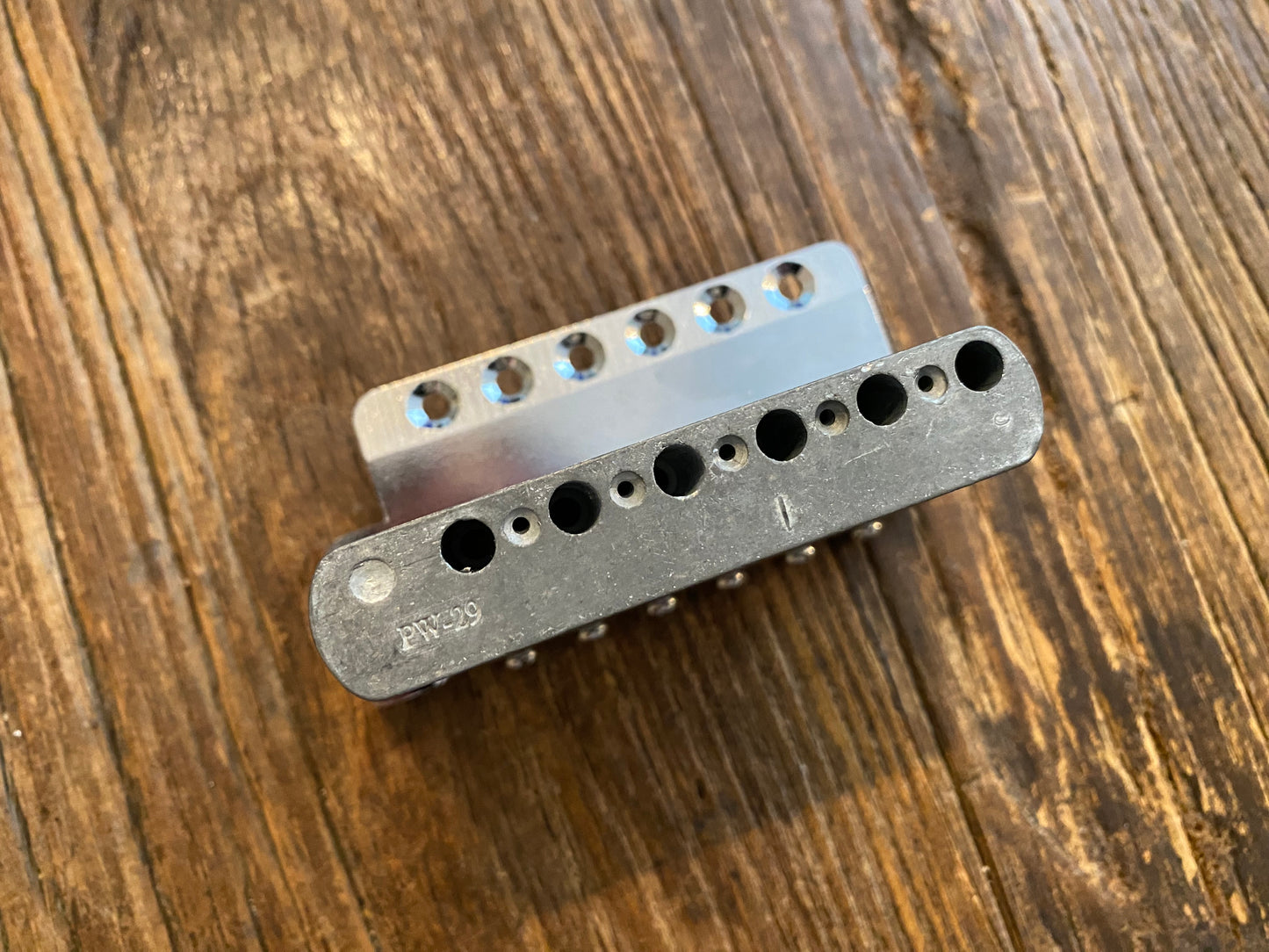 Fender Tremolo Bridge | PW-29 Big Block | Stamped Saddles, 2-1/16" Spacing