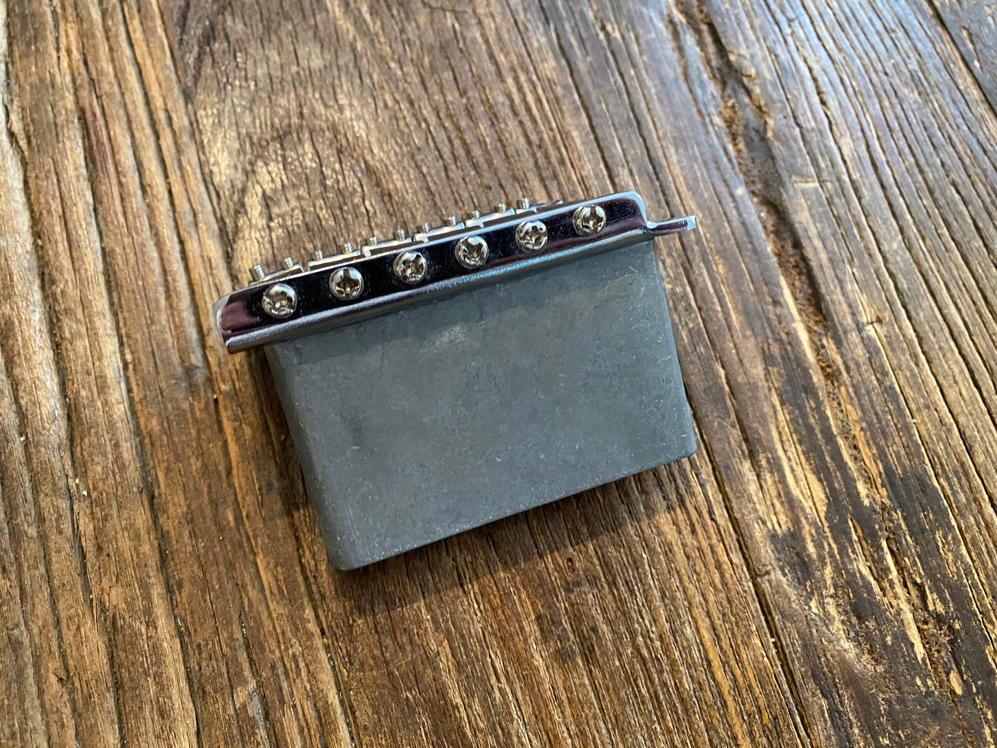 Fender Tremolo Bridge | PW-29 Big Block | Stamped Saddles, 2-1/16" Spacing