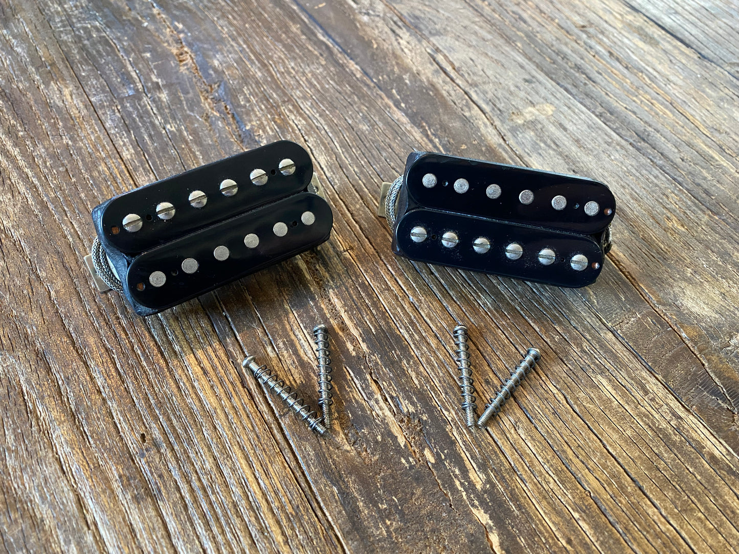 490R 490T Humbucker Set | Vintage Style Braided Lead