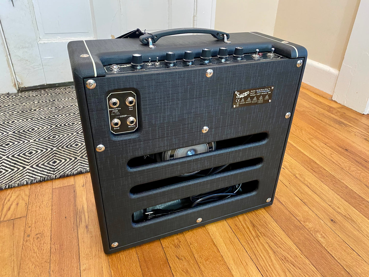 Pristine Supro Blues King 12 | Single Ended 6L6GC 1x12 Combo, Spring Reverb