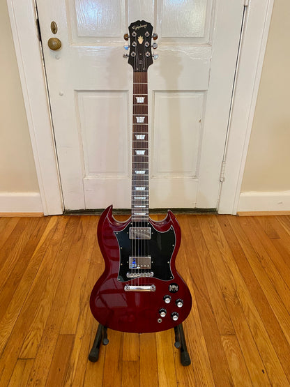 2005 Epiphone G-400 '66 Reissue SG Cherry Finish | Setup w/ Hardcase