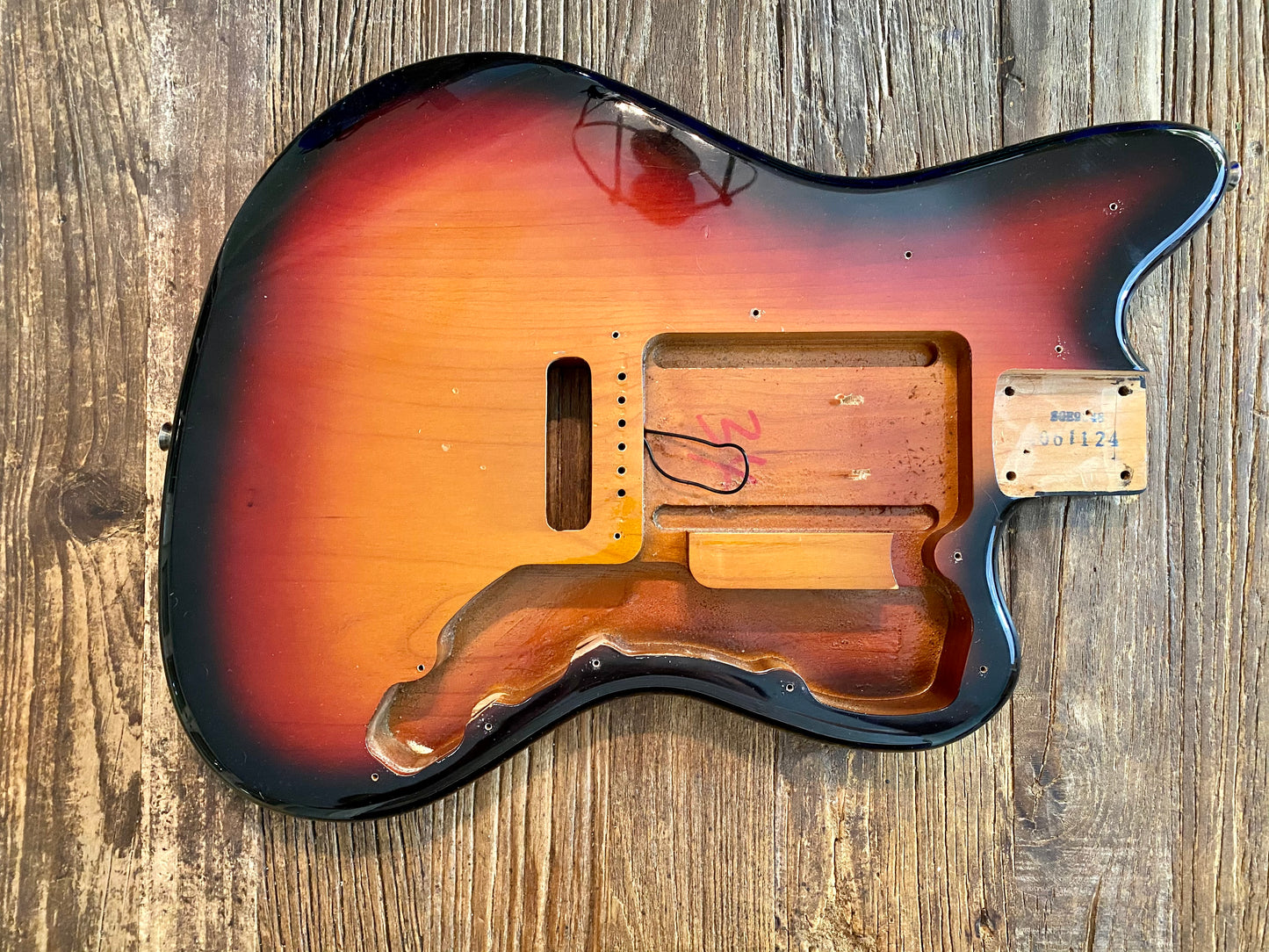 2006 Squier by Fender Jagmaster Body | 3-Tone Sunburst