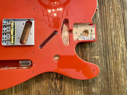 2019 Fender Vintera '50s Telecaster Body + Hardware | Fiesta Red