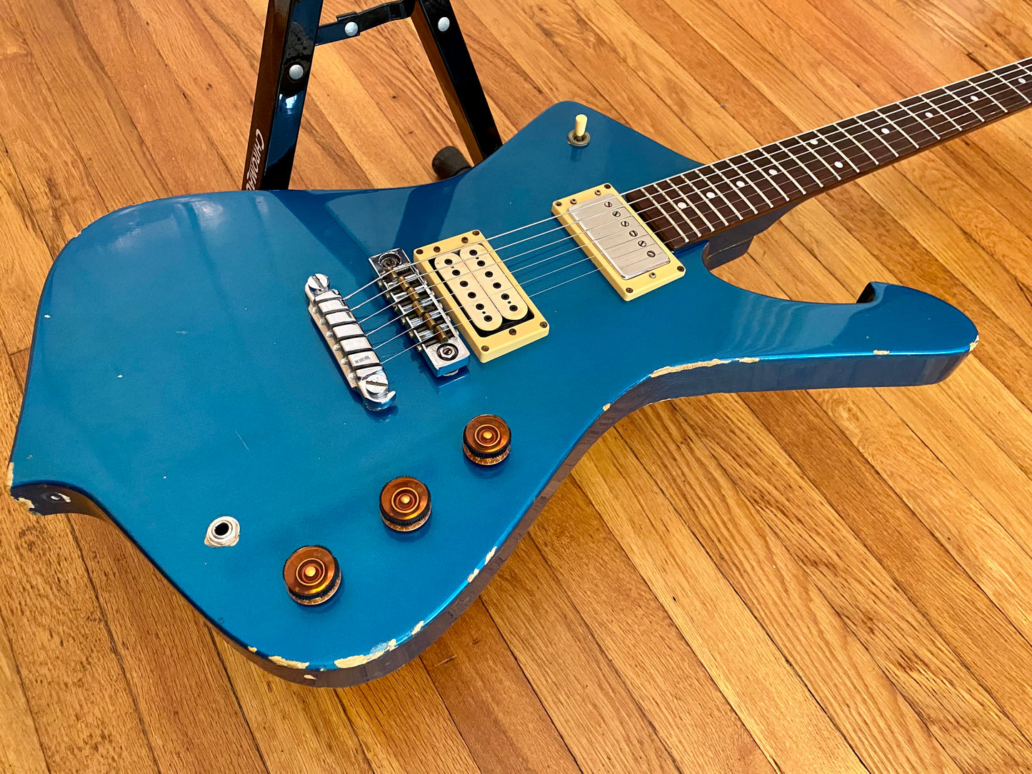 1982 Ibanez Iceman II | Regal Blue, Fresh Re-Wire & Setup, Plays & Sounds Fantastic