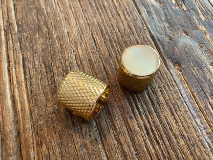 Brass Or Aluminum Barrel Knob Set Of 2 With 1/4 in. Internal Diameter