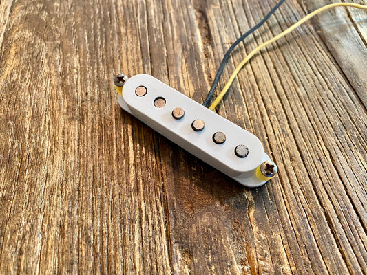 Fender Custom Shop Vintage Style Single Coil Pickup - North Top, 10" Black/Yellow Leads