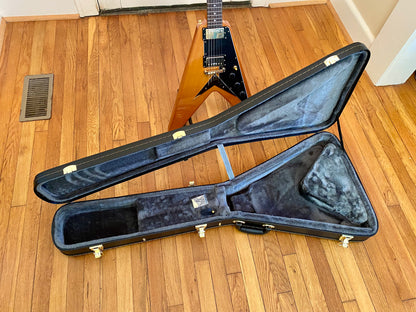 Pristine Mods | 2021 Flying V Korina | 3x Push/Pulls, Parsons Street Humbuckers, Hard Case