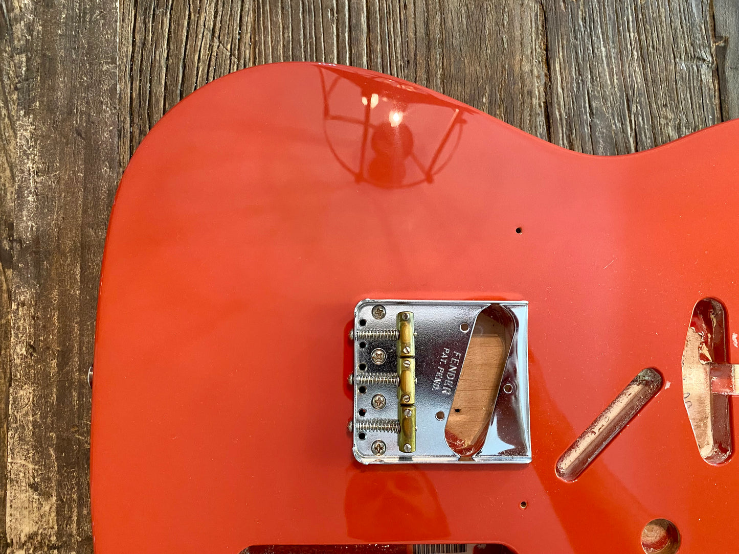 2019 Fender Vintera '50s Telecaster Body + Hardware | Fiesta Red