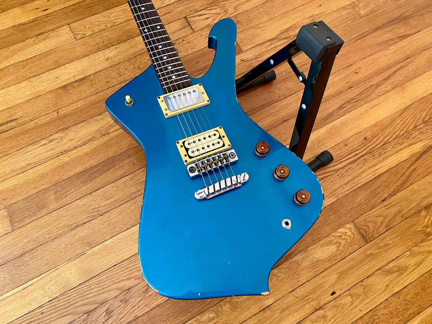 1982 Ibanez Iceman II | Regal Blue, Fresh Re-Wire & Setup, Plays & Sounds Fantastic