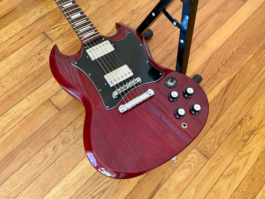 2005 Epiphone G-400 '66 Reissue SG Cherry Finish | Setup w/ Hardcase